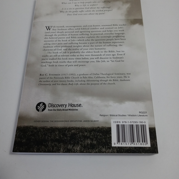 🏖 Let God Be God life changing truths from the book of Job by Ray C Stedman EC - Picture 2 of 3